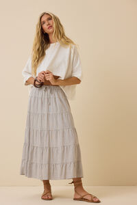 McKenna Oversized Boxy Crop Tee Detail 2 - Altar'd State