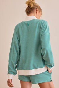 Step Out Striped Mock Neck Detail 4 - Altar'd State