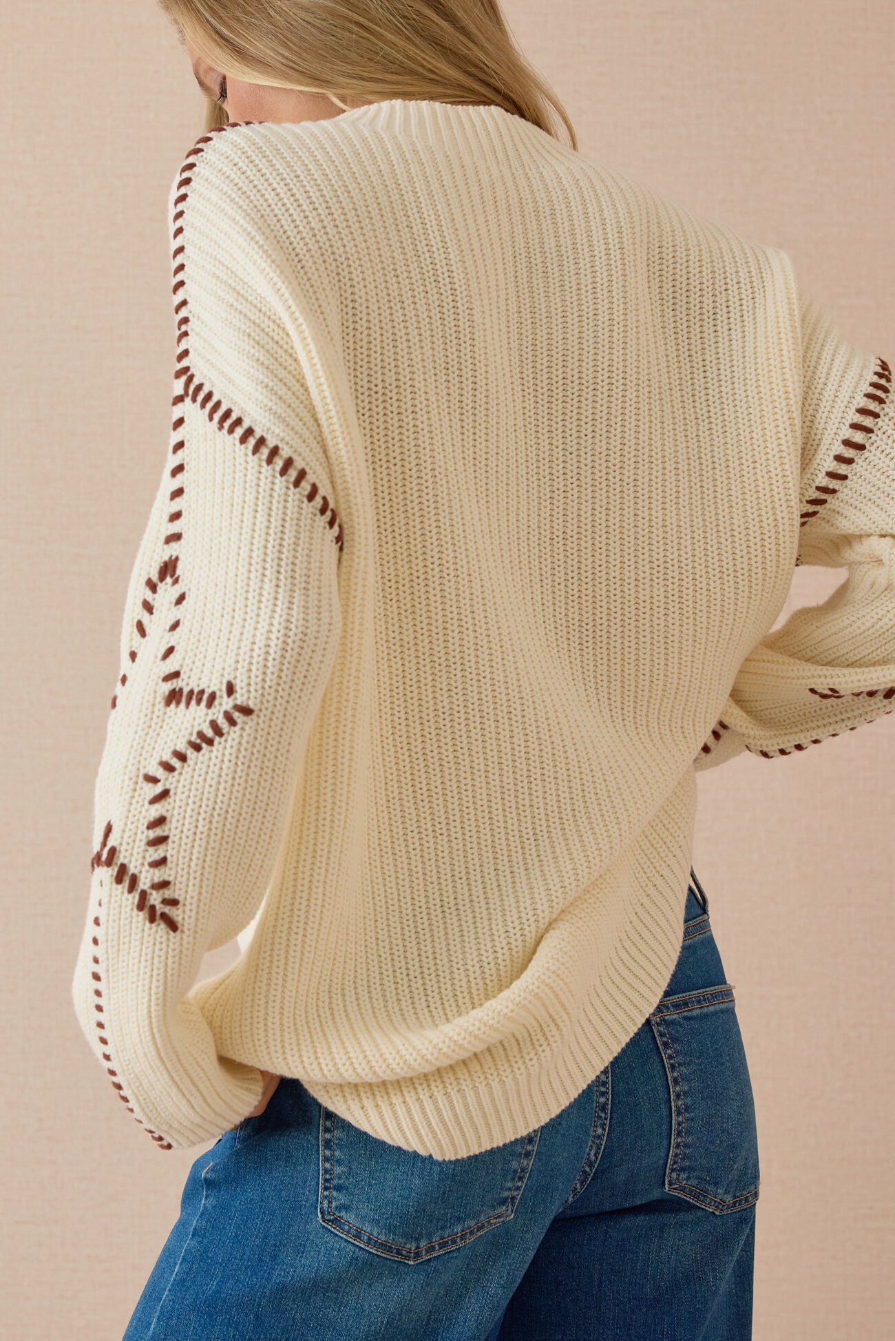Irie Contrast Stich Sweater