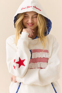 Americana Darling Hoodie Detail 2 - Altar'd State