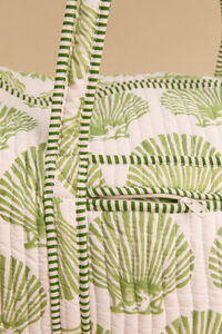 Sea Grove Quilted Duffel Bag Detail 2 - Altar'd State