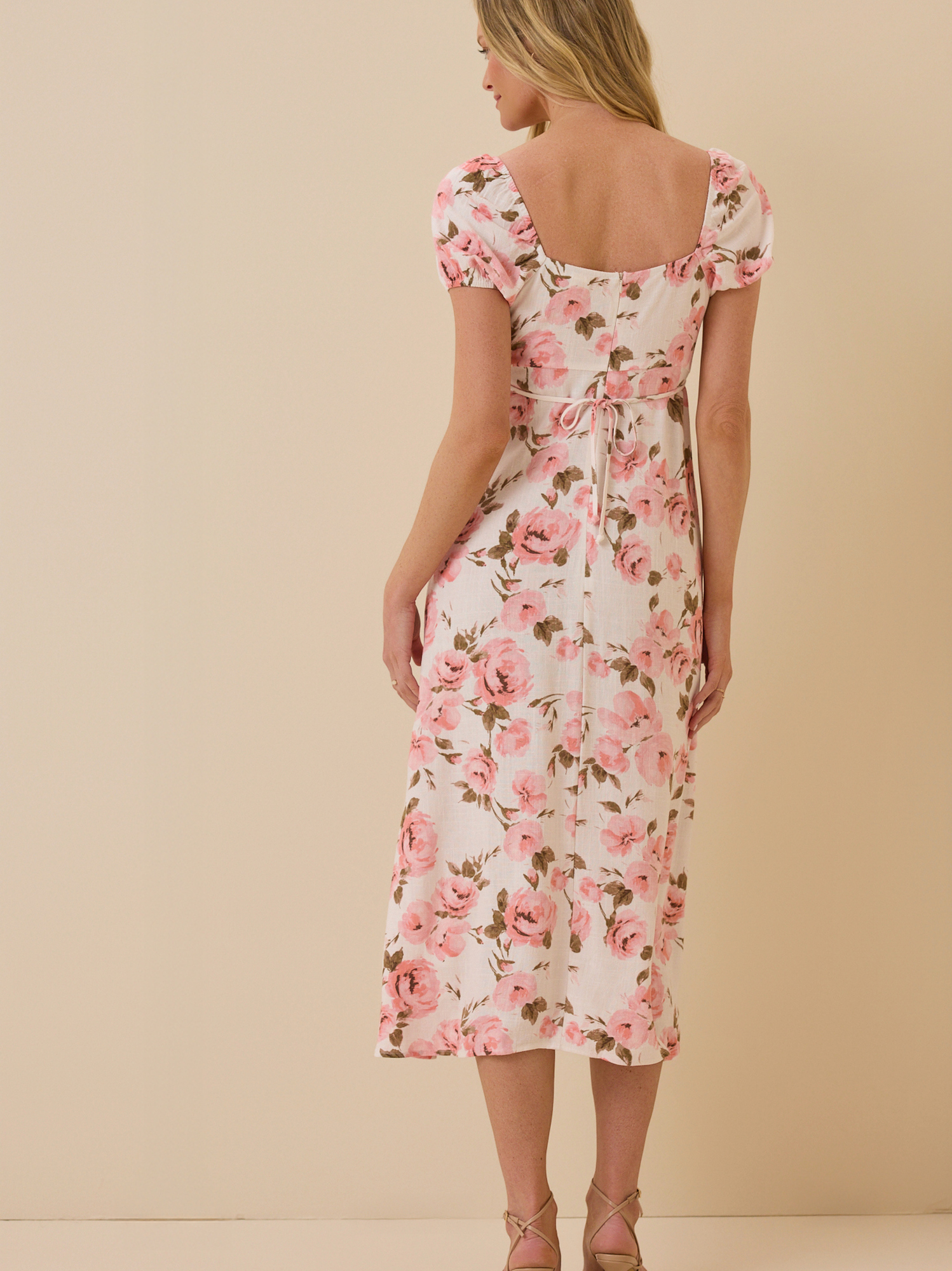 strapless open back dress Bernadette Dress Nicole Auscot Rose main image 0
