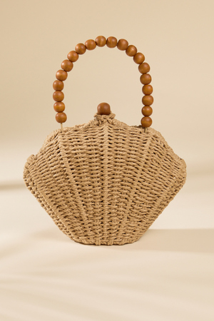Shell Beaded Woven Purse - Altar'd State - 