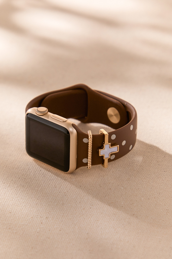 Polka Dot Cross Slider Watch Band Detail 3 - Altar'd State