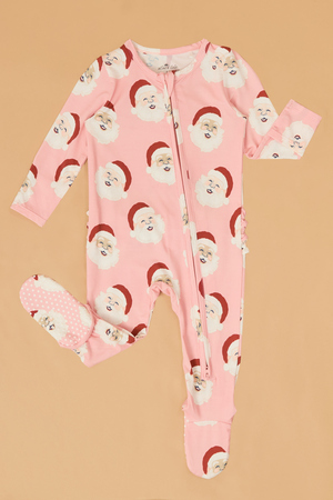 Santa Baby Ruffle Footie - Altar'd State - 