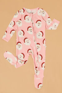 Santa Baby Ruffle Footie Detail 2 - Altar'd State