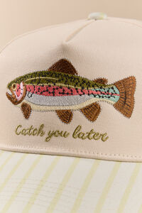 Catch You Later Fish Trucker Hat Detail 2 - Altar'd State