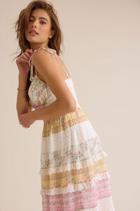 Adalea Floral Maxi Dress Detail 5 - Altar'd State
