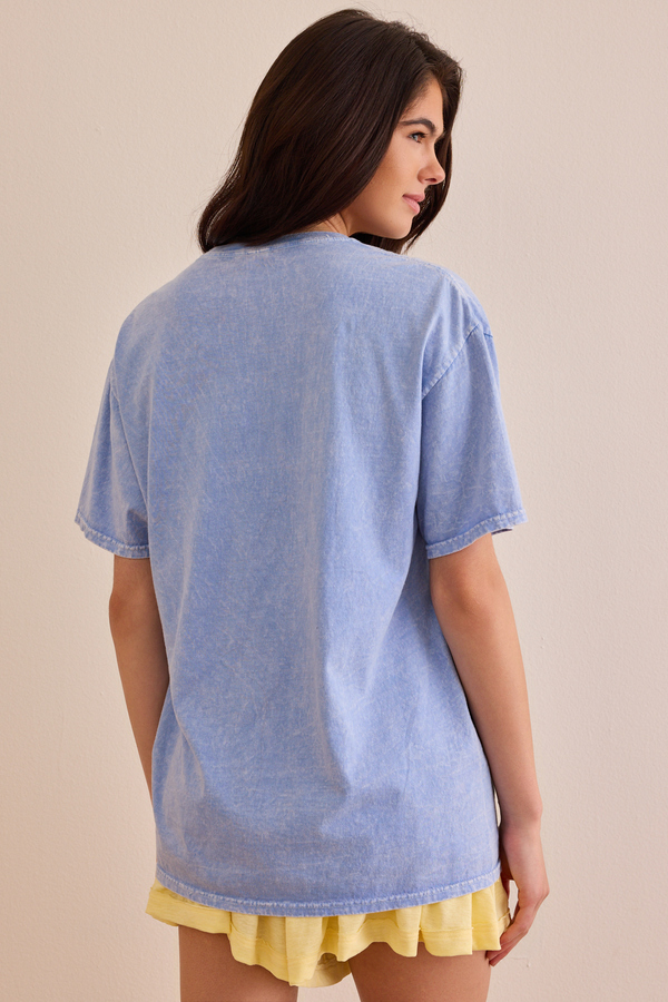 Hello Summer Oversize Tee Detail 4 - Altar'd State