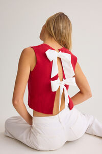 Kimberly Tie Sweater Top Detail 6 - Altar'd State