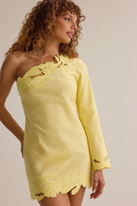 Layne One Shoulder Mini Dress Detail 2 - Altar'd State