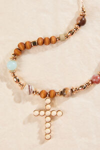Beaded Cross Necklace - Altar'd State