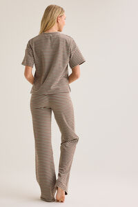 Alaya Stripe Lounge Top Detail 4 - Altar'd State