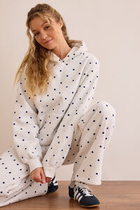Classic Dot Cozy Hoodie Detail 2 - Altar'd State