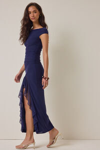 Kalista Ruffle Maxi Dress Detail 3 - Altar'd State