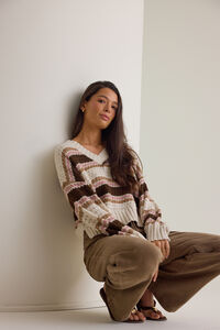 Adley Striped Sweater - Altar'd State