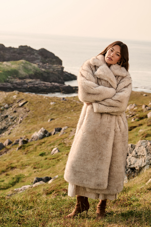 August Faux Fur Coat - Altar'd State - 