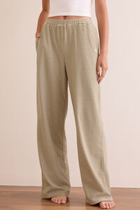 Weekend Stripe Wide Leg Pant Detail 3 - Altar'd State