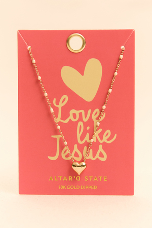 Love Like Jesus Necklace - Altar'd State - 