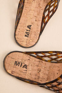 Darby Jelly Cage Mule Flat Detail 4 - Altar'd State
