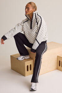Risen Polka Dot Sherpa Quarter Zip - Altar'd State