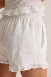 Alex Lace Trim Sleep Shorts Detail 5 - Altar'd State