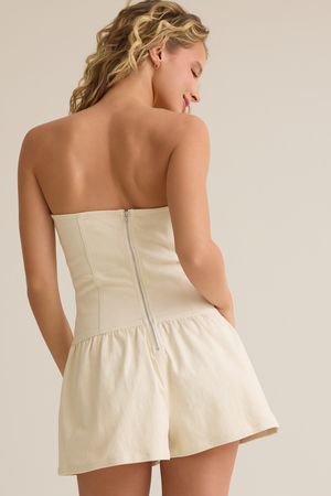 Harlow Drop Waist Romper - Altar'd State - 