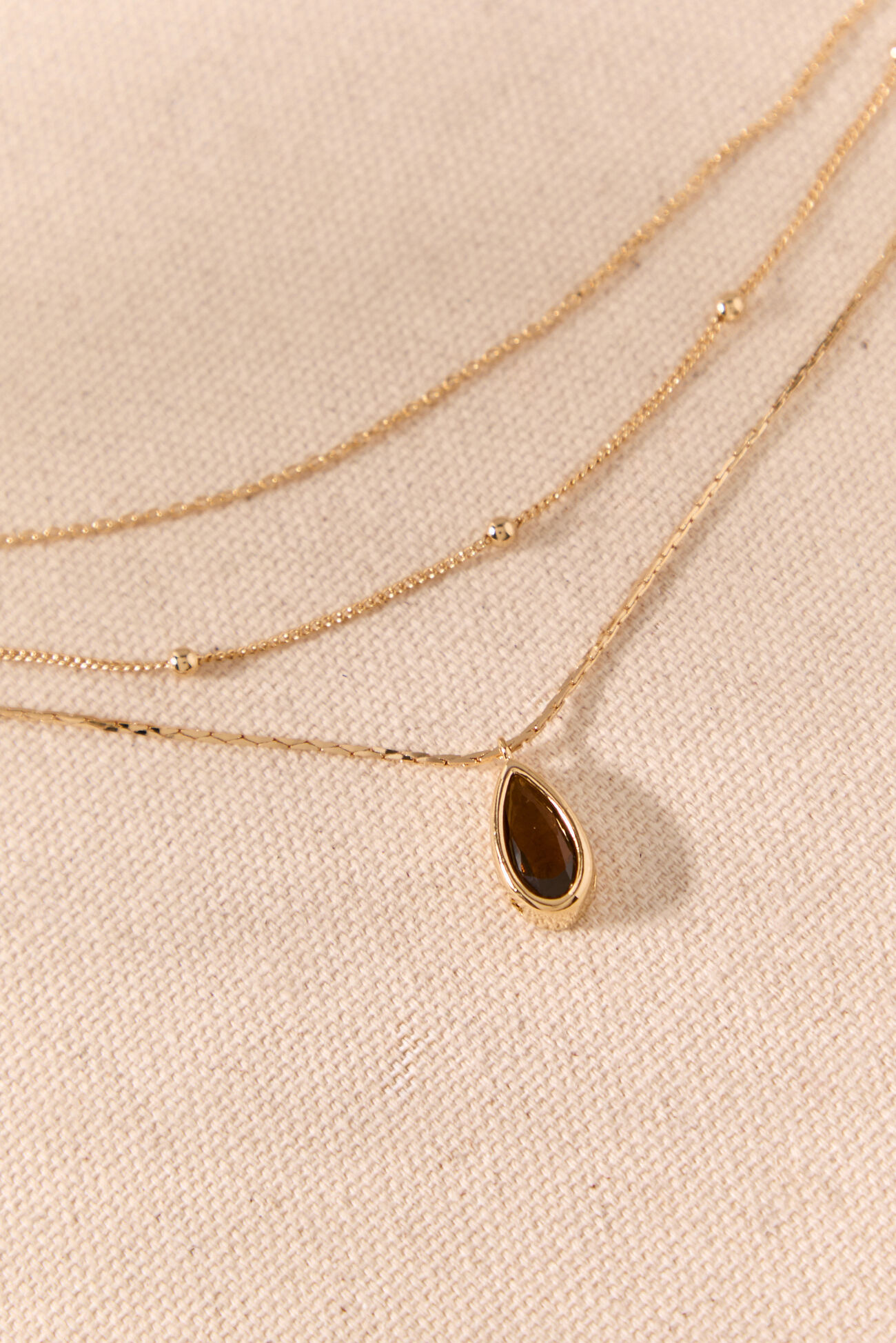 Tani 3 Layer Statement Necklace