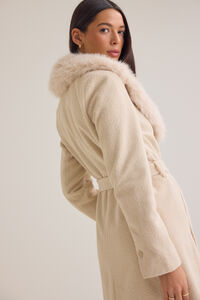 Brooks Faux Fur Trim Coat Detail 7 - Altar'd State