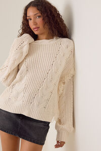 Hailey Fringe Knit Sweater - Altar'd State