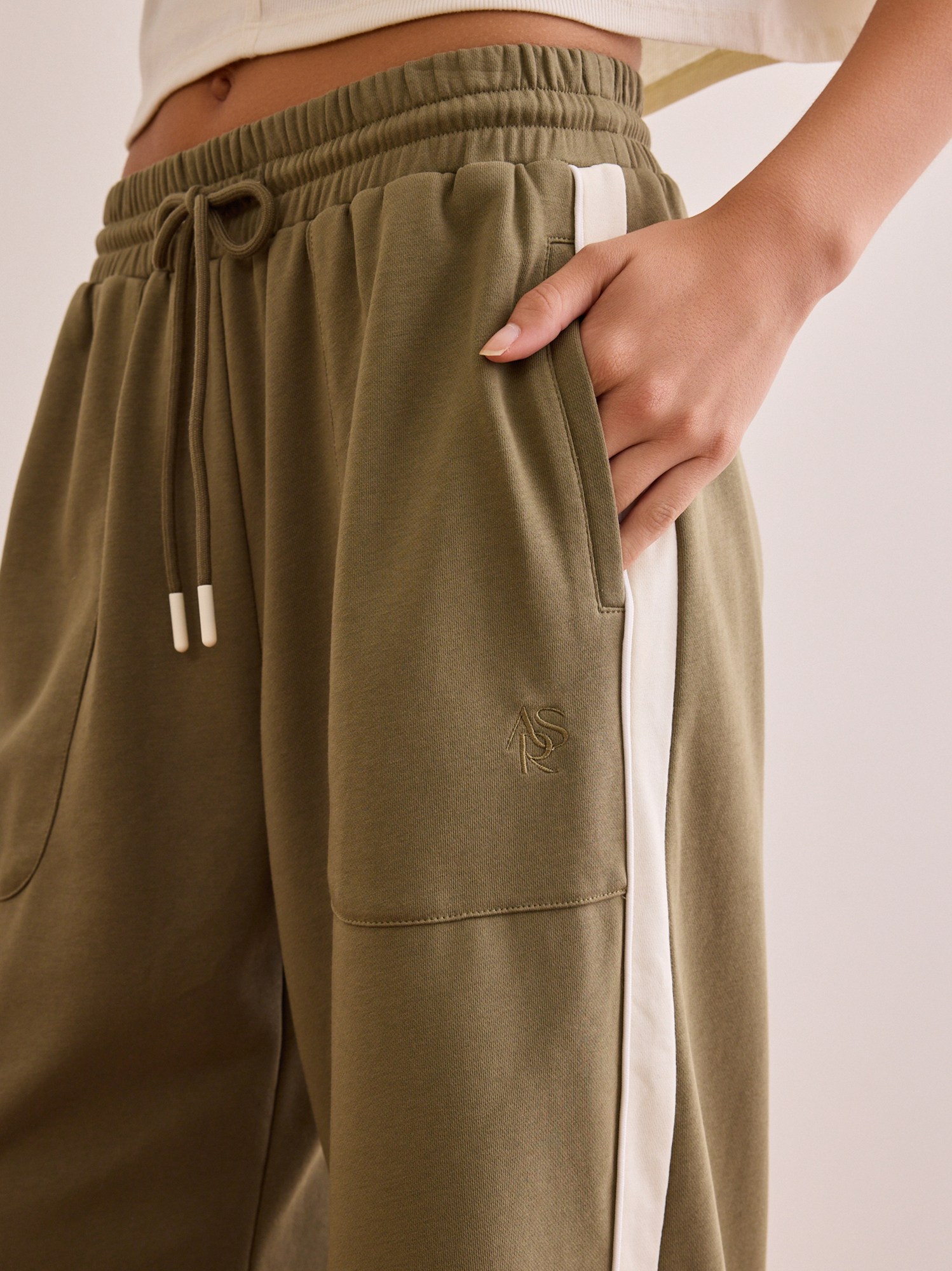 Willow Wide Leg Pant in Olive | AS Revival