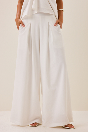 Veda Wide Leg Trouser Pants - Altar'd State - 