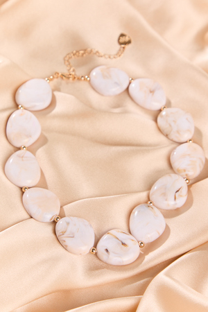 Marble Statement Necklace - Altar'd State