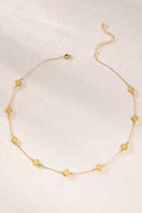 18k Yellow Clover Choker - Altar'd State
