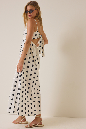 Emmalie Polka Dot Maxi Dress - Altar'd State - 