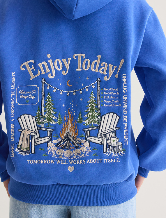 Enjoy Today Hoodie Detail 6 - Altar'd State