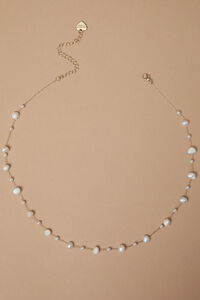 Dainty Pearl Stone Choker Necklace - Altar'd State