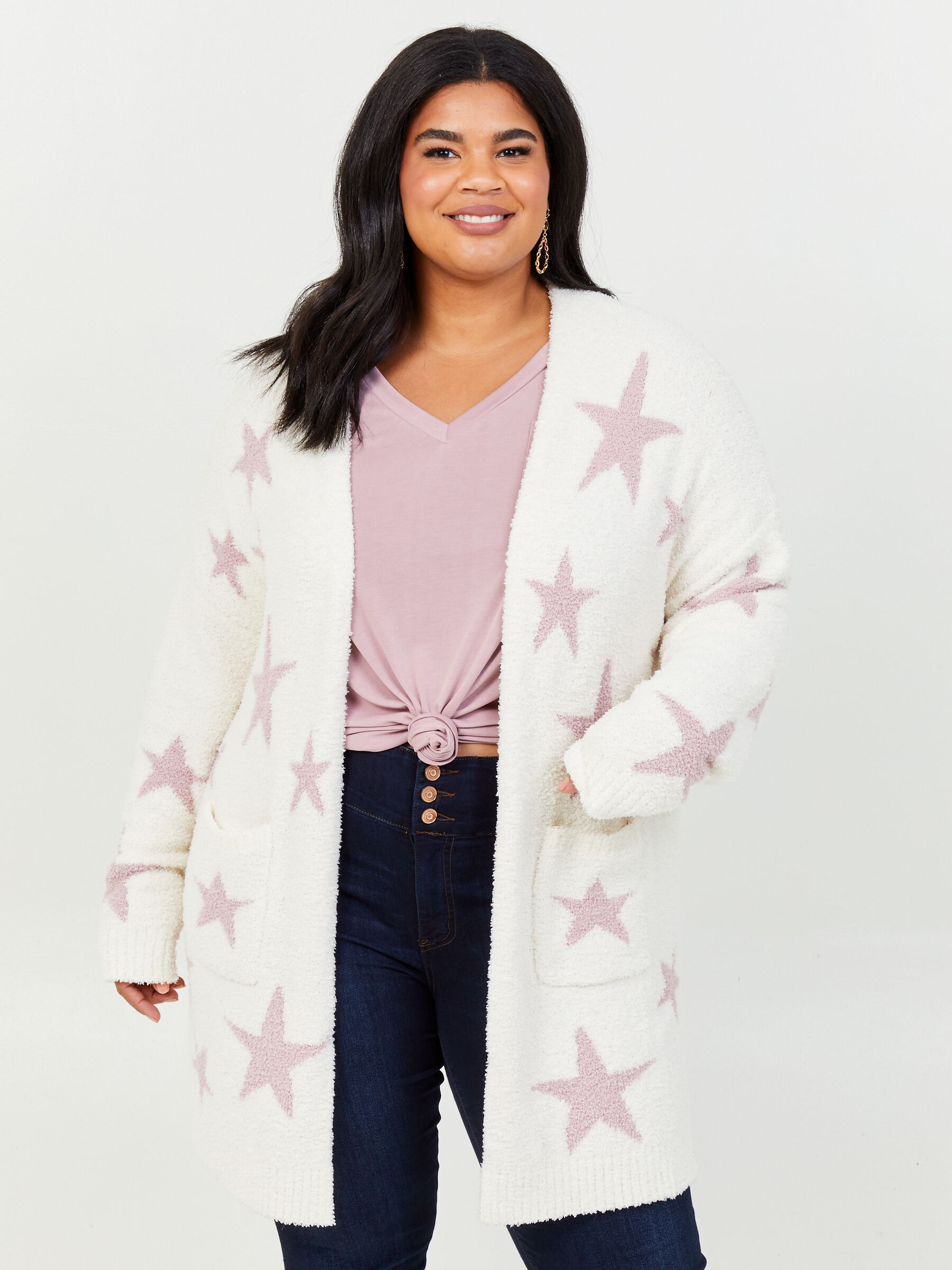 Cozy Star Cardigan | Altar'd State