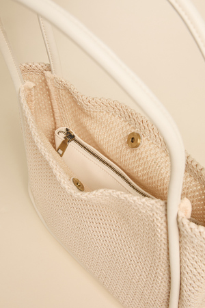 Jules Raffia Lined Tote Bag - Altar'd State - 