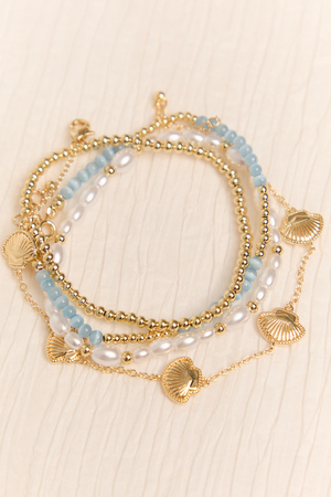 Layered Shell Bracelet Pack - Altar'd State - 