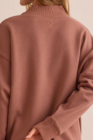 Game Plan Mock Neck Sweatshirt - Altar'd State