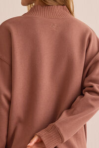 Game Plan Mock Neck Sweatshirt Detail 5 - Altar'd State