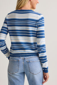 Mia Stripe Scalloped Blouse Detail 4 - Altar'd State