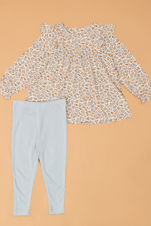 Hazel Floral Long Sleeve and Legging Set - Altar'd State - 