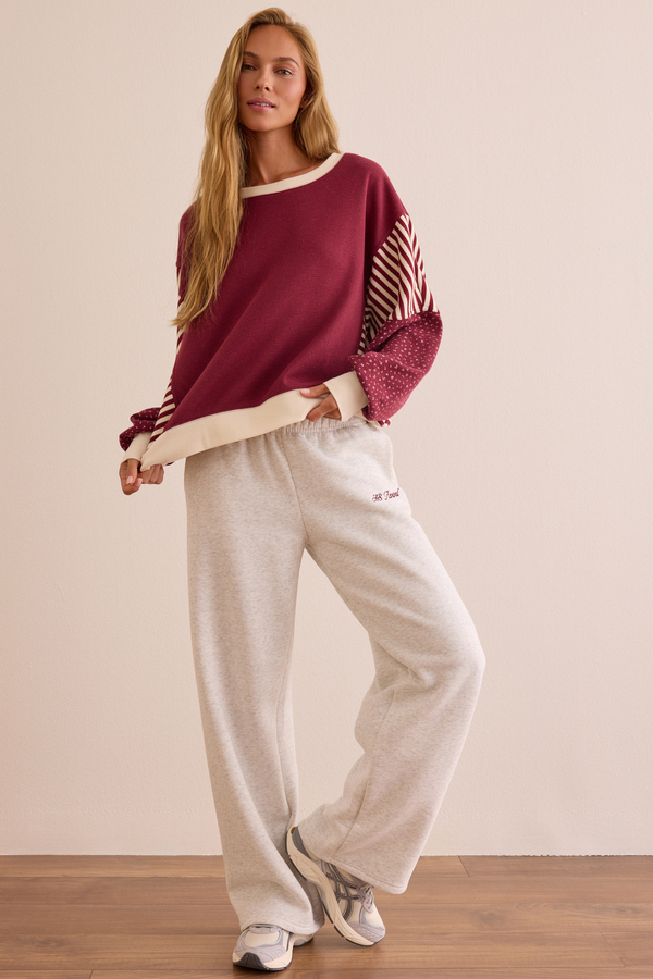 Contrast Patchwork Long Sleeve Detail 3 - Altar'd State