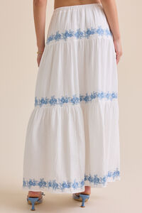 Addy Embroidered Maxi Skirt Detail 5 - Altar'd State