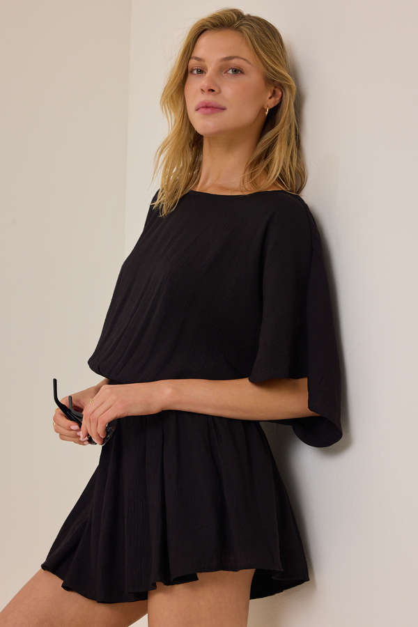 Coraliea Flowy Romper Detail 2 - Altar'd State