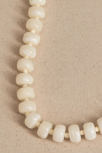 Freya White Beaded Necklace Detail 2 - Altar'd State