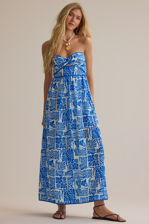 Leighton Strapless Maxi Dress - Altar'd State - 