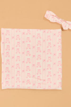 Kimberly Ballet Stripe Swaddle Set - Altar'd State